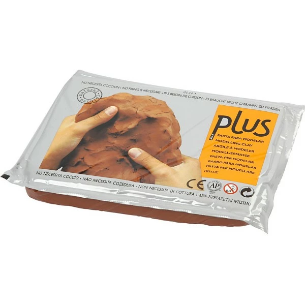 Creativ Company Argile Auto-durcissante - Terre Brûlée - 1 Kg 4 Creativ Company Argile Auto-durcissante - Terre Brûlée - 1 Kg – Image 2