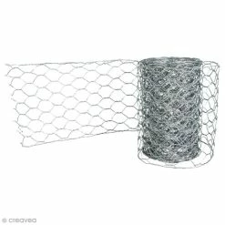 Rayher Fil Métallique Pour Fleurs Grillage De Décoration - Métal - 21,5 Cm X 122 Cm