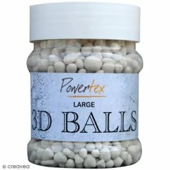 Powertex Durcisseur Tissu Billes 3D Powertex - Diamètre Large - 230 Ml