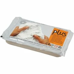 Creativ Company Argile Auto-durcissante - Gris Clair - 1 Kg