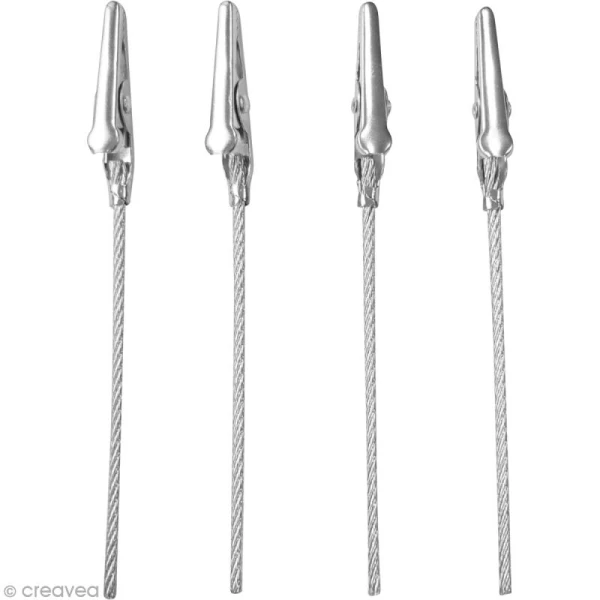 Graine Créative Pinces Crocodiles Pince Crocodile 10 Cm Avec Tige - 4 Pcs 4 Graine Créative Pinces Crocodiles Pince Crocodile 10 Cm Avec Tige - 4 Pcs – Image 2