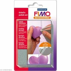 Outil Modelage Eponge Abrasive Pour Fimo X3