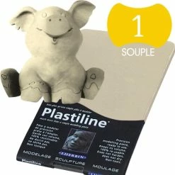 Herbin Plastiline Pâte à Modeler De Précision 750 G Dureté 1 Ivoire