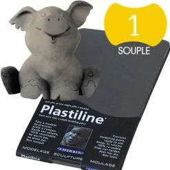 Herbin Plastiline Pâte à Modeler De Précision 750 G Dureté 1 Gris Foncé