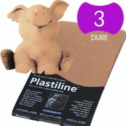 Herbin Plastiline Pâte à Modeler De Précision 750 G Dureté 3 Rose De Naples