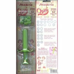 Stamperia Outil Modelage Extrudeur Seringue Pate à Modeler 22 Disques (bordure, Tiges, Briques,cheveux, Herbe, Ruban)