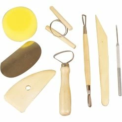 Creativ Company Outil Modelage Assortiment D'outils De Sculpture - 8 Pcs