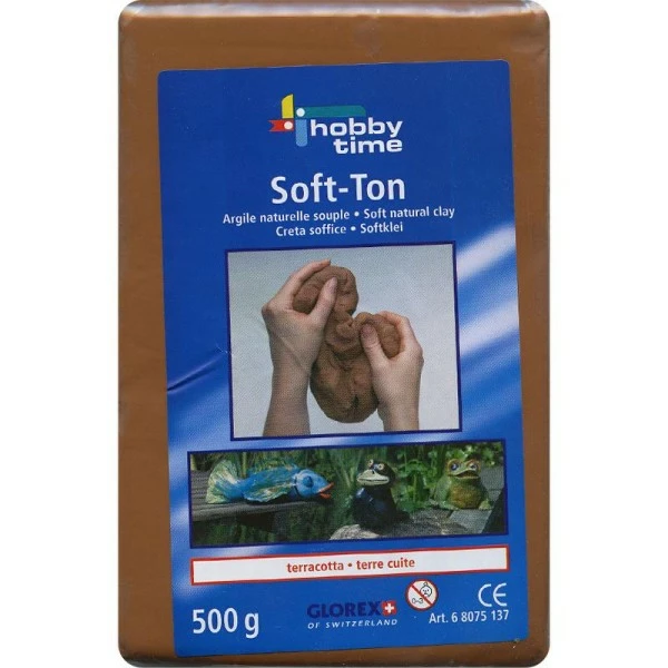 Hobby Time Pain De Terre Argile Rouge 500g 2 Hobby Time Pain De Terre Argile Rouge 500g