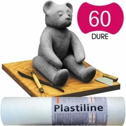 Herbin Plastiline Pâte à Modeler De Précision 1 Kg Dureté 60 Gris