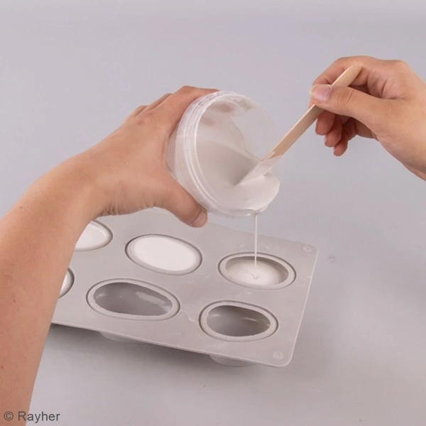 Rayher Moule Déco Pour Béton Créatif Moule En Silicone - Galets - 6 Pcs 6 Rayher Moule Déco Pour Béton Créatif Moule En Silicone - Galets - 6 Pcs – Image 4