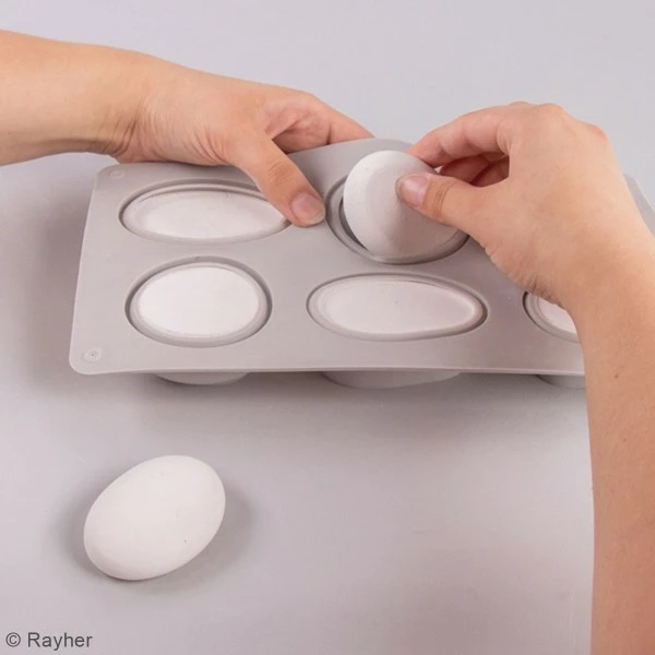 Rayher Moule Déco Pour Béton Créatif Moule En Silicone - Galets - 6 Pcs 7 Rayher Moule Déco Pour Béton Créatif Moule En Silicone - Galets - 6 Pcs – Image 5