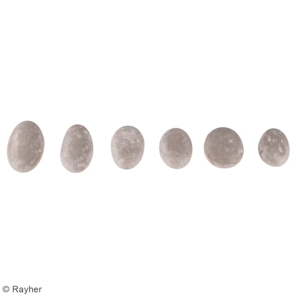 Rayher Moule Déco Pour Béton Créatif Moule En Silicone - Galets - 6 Pcs 8 Rayher Moule Déco Pour Béton Créatif Moule En Silicone - Galets - 6 Pcs – Image 6