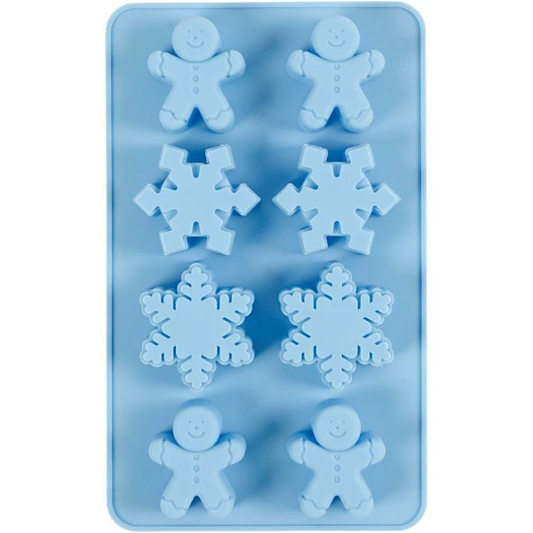 Creativ Company Moule Silicone - Noël - 8 Formes 1 Creativ Company Moule Silicone - Noël - 8 Formes