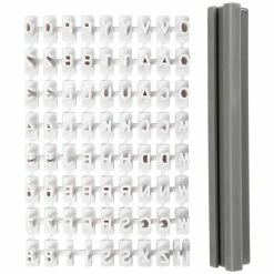 Creativ Company Tampon à Biscuit Kit Tampon Alphabet Et Chiffres - 83 Pcs