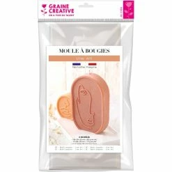 Rayher store 28 Graine Créative Moule Bougie Moule Thermoformé Pour Bougie - Line Art - 2 Pcs