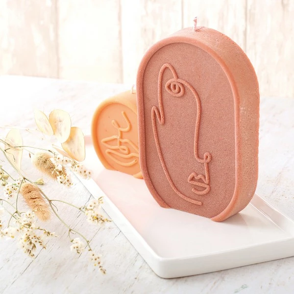 Graine Créative Moule Bougie Moule Thermoformé Pour Bougie - Line Art - 2 Pcs 3 Graine Créative Moule Bougie Moule Thermoformé Pour Bougie - Line Art - 2 Pcs – Image 2