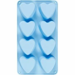 Creativ Company Moule Silicone Loisirs Créatifs - Coeurs - 8 Motifs