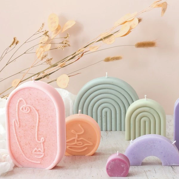 Graine Créative Moule Bougie Moule Thermoformé Pour Bougie - Arc-en-ciel - 2 Pcs 4 Graine Créative Moule Bougie Moule Thermoformé Pour Bougie - Arc-en-ciel - 2 Pcs – Image 2