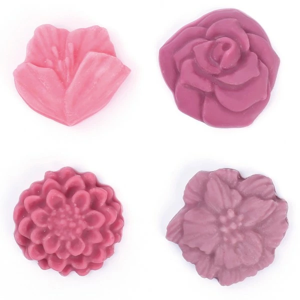 Graine Créative Moule Bougie Moule Pour Fondants à Bougie - Fleurs - 4 Pcs 5 Graine Créative Moule Bougie Moule Pour Fondants à Bougie - Fleurs - 4 Pcs – Image 3