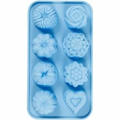 Creativ Company Moule Silicone Loisirs Créatifs - Petits Gâteaux - 8 Motifs