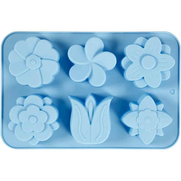 Creativ Company Moule Silicone Loisirs Créatifs - Fleurs - 6 Motifs 3 Creativ Company Moule Silicone Loisirs Créatifs - Fleurs - 6 Motifs