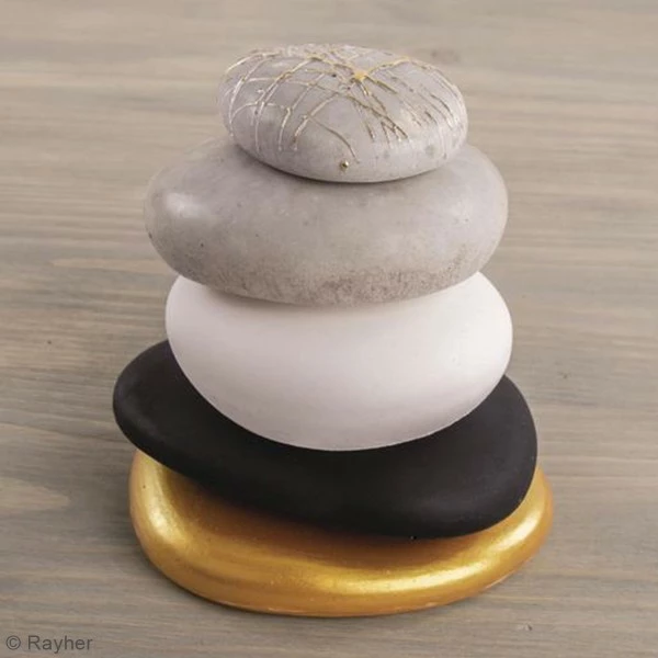 Rayher Moule Déco Pour Béton Créatif Moule En Silicone - Grands Galets - 3 Pcs 6 Rayher Moule Déco Pour Béton Créatif Moule En Silicone - Grands Galets - 3 Pcs – Image 4