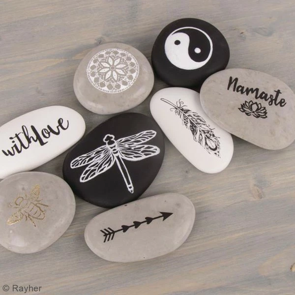 Rayher Moule Déco Pour Béton Créatif Moule En Silicone - Grands Galets - 3 Pcs 7 Rayher Moule Déco Pour Béton Créatif Moule En Silicone - Grands Galets - 3 Pcs – Image 5