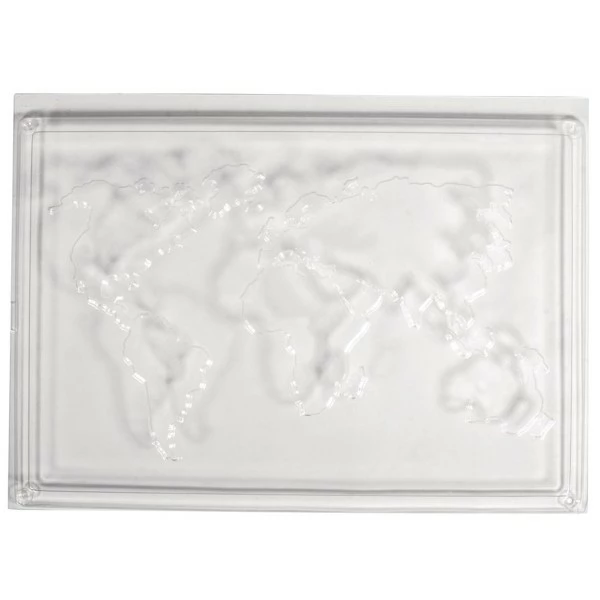 Rayher Moule Déco Pour Béton Créatif Moule Pour Béton Créatif - Carte Du Monde - 32 X 22 X 1,2 Cm - 1 Pce 6 Rayher Moule Déco Pour Béton Créatif Moule Pour Béton Créatif - Carte Du Monde - 32 X 22 X 1,2 Cm - 1 Pce – Image 4