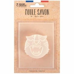 Graine Créative Moule Savon Mini Moule Thermoformé - Tigre - 5 X 5 Cm