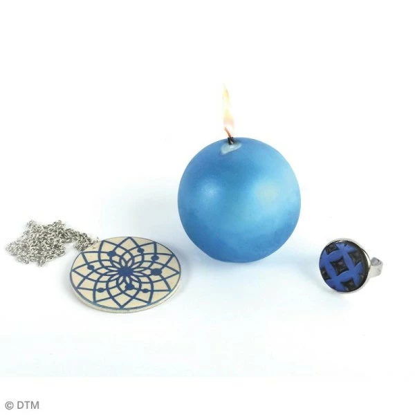 Graine Créative Feuille à Dorer Poudre Effet Métallique - Bleu Saphir - 6 G 5 Graine Créative Feuille à Dorer Poudre Effet Métallique - Bleu Saphir - 6 G – Image 3