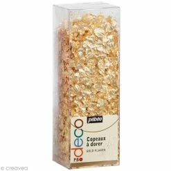 Pébéo Feuille à Dorer Copeaux à Dorer Or