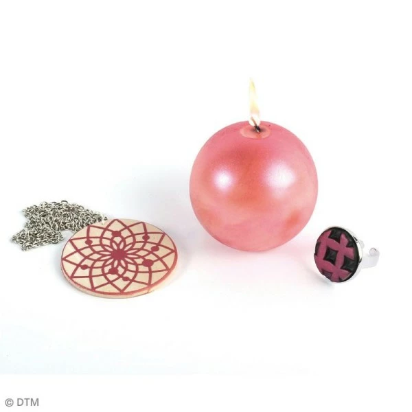 Graine Créative Feuille à Dorer Poudre Effet Métallique - Rose Corail - 6 G 5 Graine Créative Feuille à Dorer Poudre Effet Métallique - Rose Corail - 6 G – Image 3