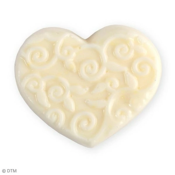Graine Créative Mini Moule Thermoformé Savon Coeur Arabesques - 6 X 5 Cm 4 Graine Créative Mini Moule Thermoformé Savon Coeur Arabesques - 6 X 5 Cm – Image 2
