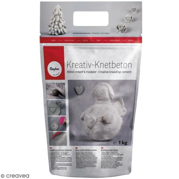 Préparation Pour Béton Créatif Béton Créatif à Modeler Rayher - 1 Kg 3 Préparation Pour Béton Créatif Béton Créatif à Modeler Rayher - 1 Kg