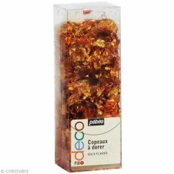 Pébéo Feuille à Dorer Copeaux à Dorer Brun Rouge