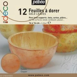 Feuille à Dorer Pébéo - Cuivre X 12