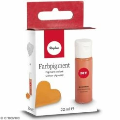 Rayher store 15 Rayher Préparation Pour Béton Créatif Pigment Coloré Pour Béton Créatif - Mandarine - 20 Ml