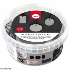 Rayher store 7 Rayher Kit Créatif Pour Béton Kit Bijoux En Béton Créatif - Pour 3 Colliers