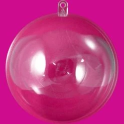 Rayher store 3 Graine Créative Boule Plastique Transparente Pour Contact Alimentaire 14 Cm