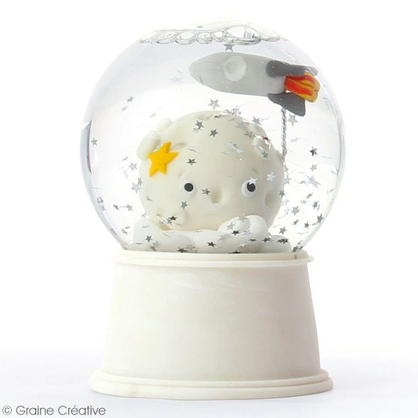 Graine Créative Boule à Neige Boule à Paillettes 8 Cm à Décorer - Paillettes Incluses 3 Graine Créative Boule à Neige Boule à Paillettes 8 Cm à Décorer - Paillettes Incluses – Image 2