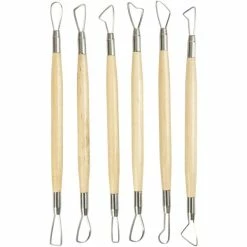 Creativ Company Outil Modelage Assortiment De Mirettes Anguleuses - 20 Cm - 6 Pcs