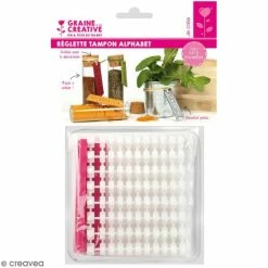 Graine Créative Outil Modelage Kit Tampon Alphabet Pour Pâte Polymère