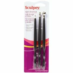 Sculpey Outil Modelage Outils De Modelage Assortiment De Finition X3